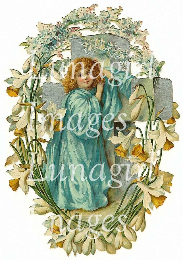 Easter Angels & Religious Cards Download Pack - Lunagirl