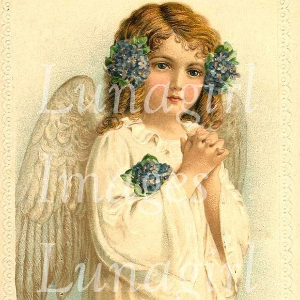 Easter Angels & Religious Cards Download Pack - Lunagirl