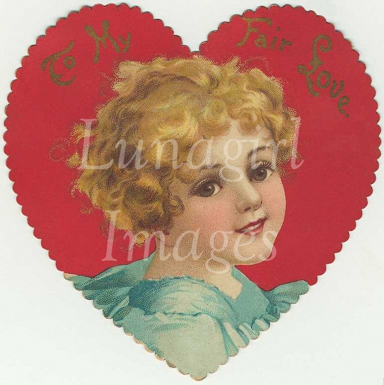 Vintage Valentines Hearts Download Pack - Lunagirl