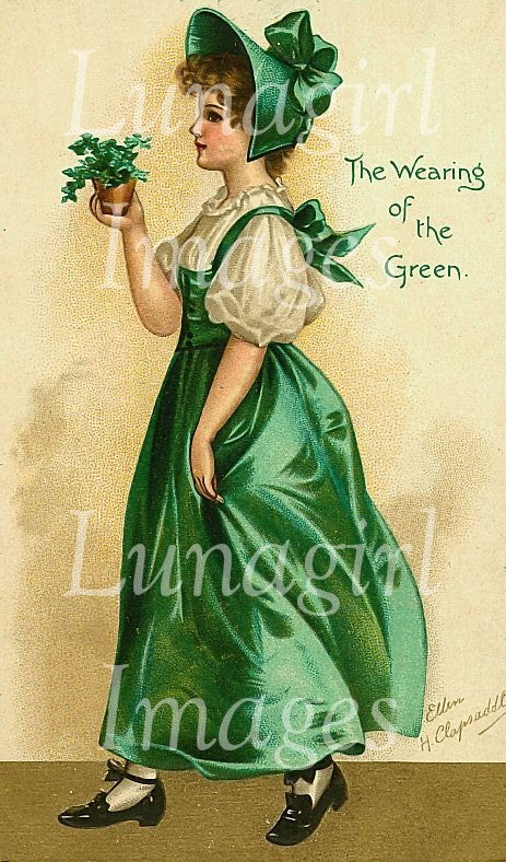 Vintage St Patrick's Day Images Download Pack - Lunagirl