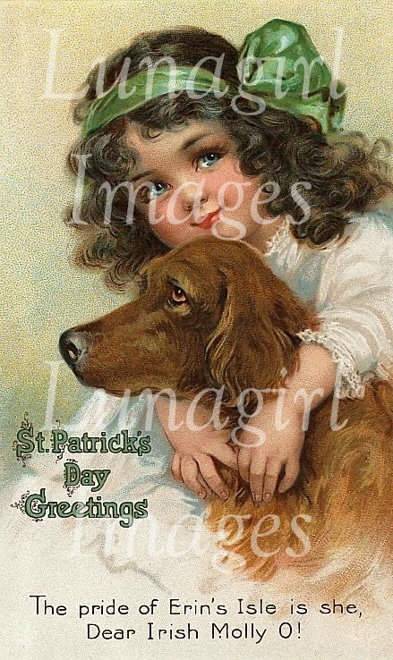 Vintage St Patrick's Day Images Download Pack - Lunagirl