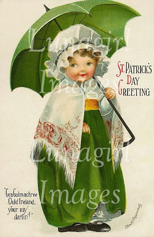 Vintage St Patrick's Day Images Download Pack - Lunagirl