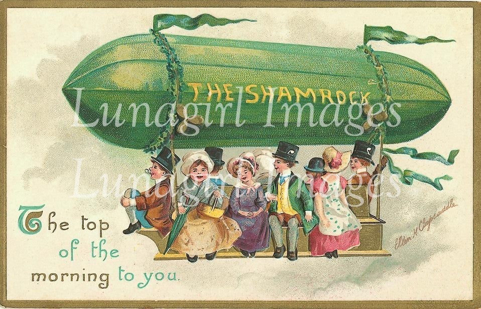 Vintage St Patrick's Day Images Download Pack - Lunagirl