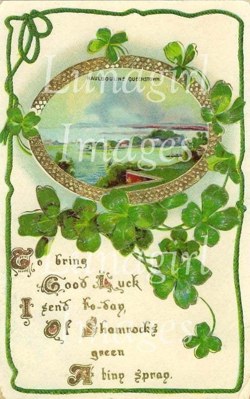 Vintage St Patrick's Day Images Download Pack - Lunagirl