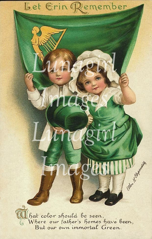 Vintage St Patrick's Day Images Download Pack - Lunagirl