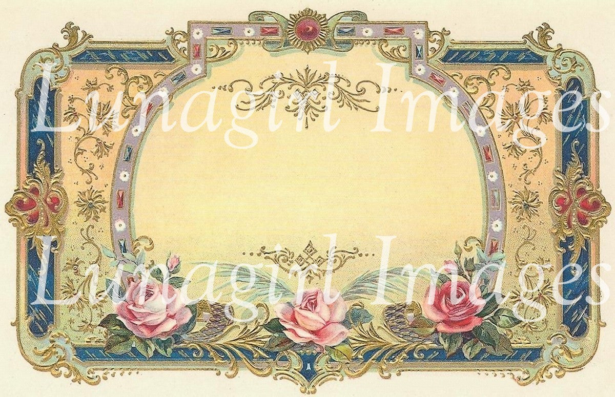 Victorian Vintage Blank Labels: 600 Labels Frames & Tags - Lunagirl