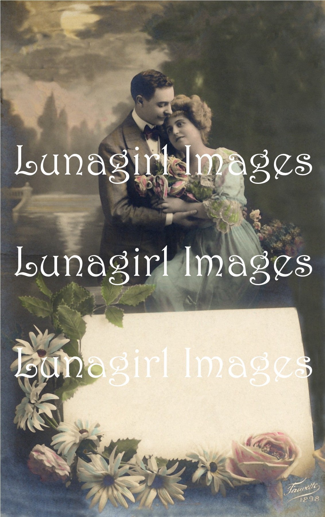 Photo Postcard Blank Labels: 100 Images - Lunagirl