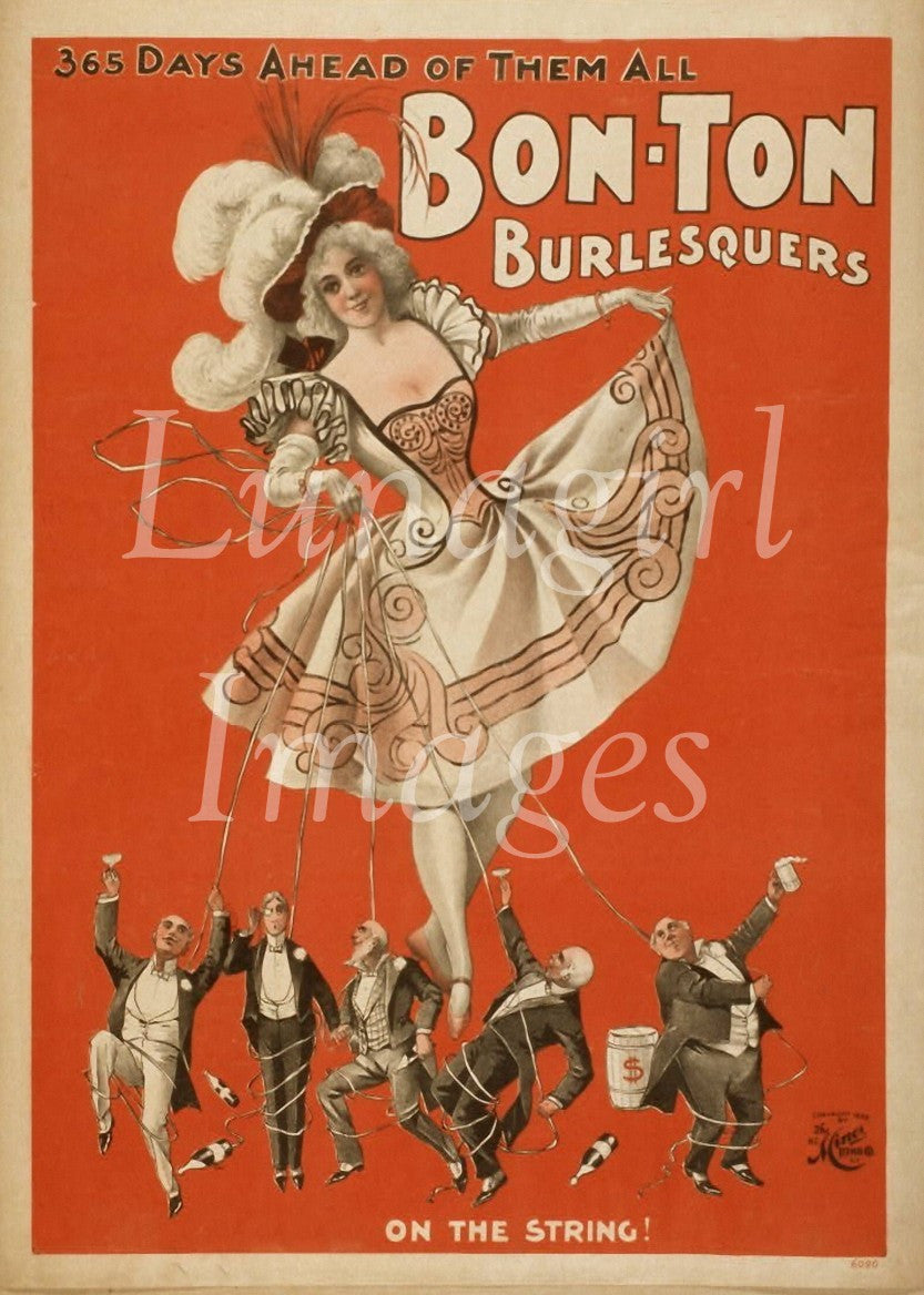 Vintage Theater Posters: Burlesque Vaudeville & Comedies: 750 Images - Lunagirl