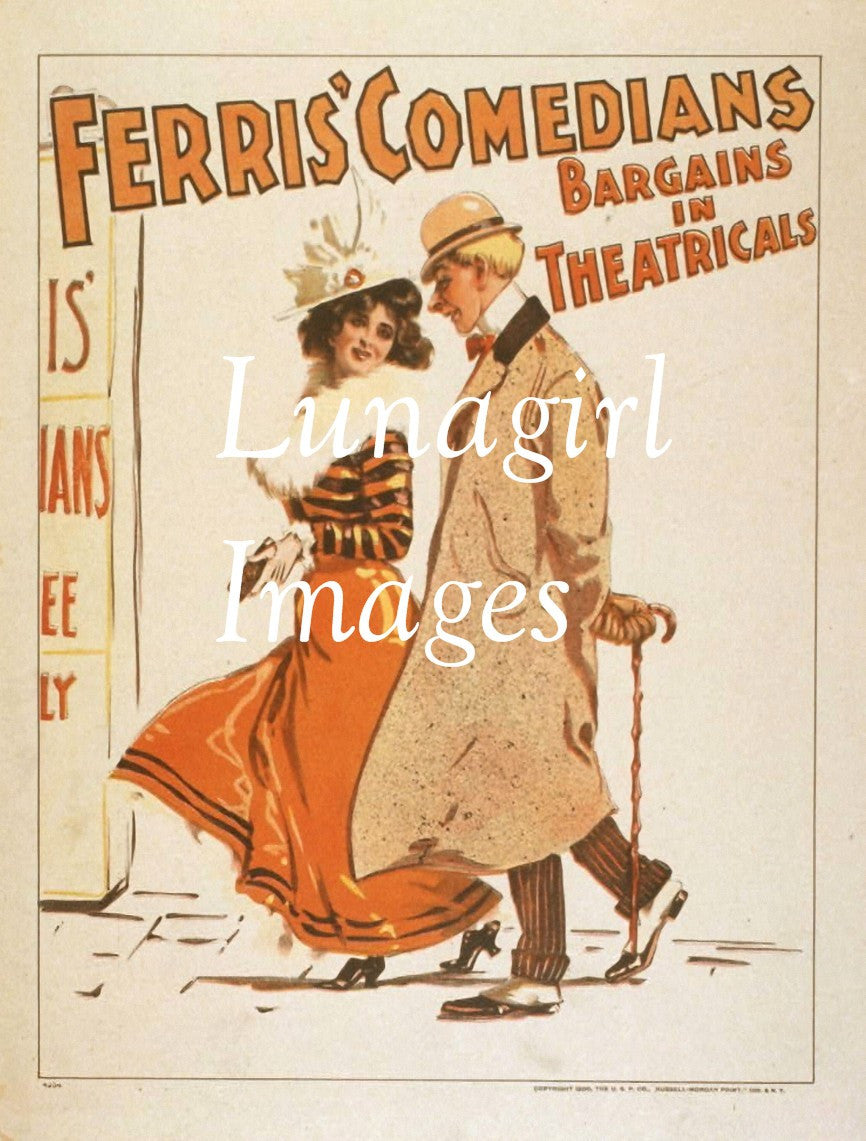 Vintage Theater Posters: Burlesque Vaudeville & Comedies: 750 Images - Lunagirl