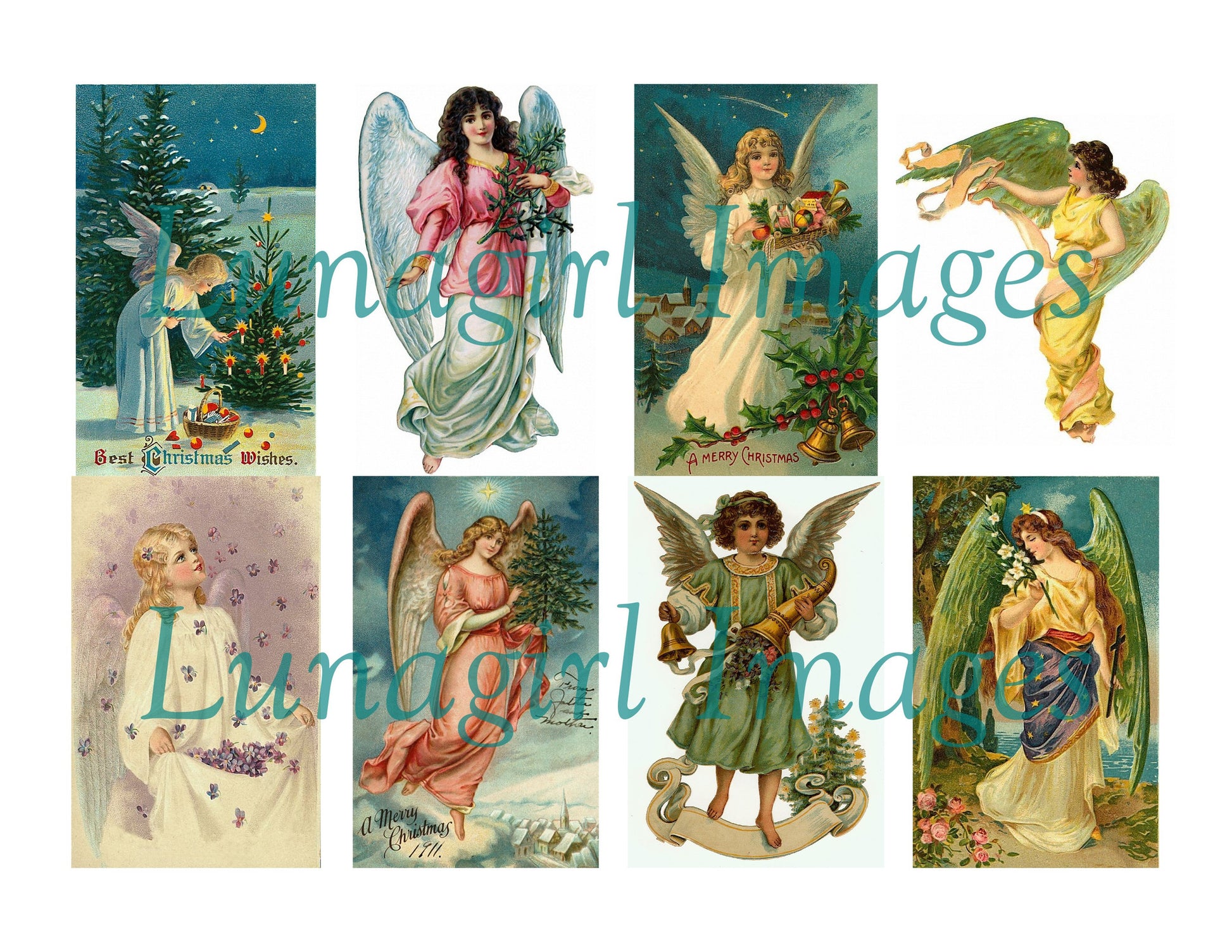 102 Vintage Victorian Angels Download Pack - Lunagirl