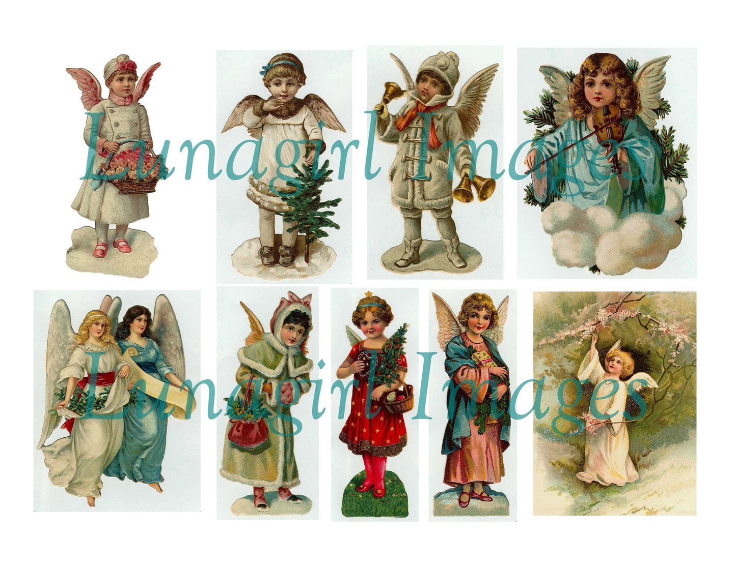 102 Vintage Victorian Angels Download Pack - Lunagirl