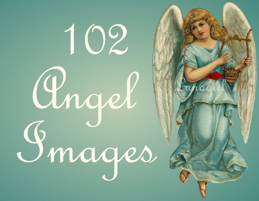 102 Vintage Victorian Angels Download Pack - Lunagirl