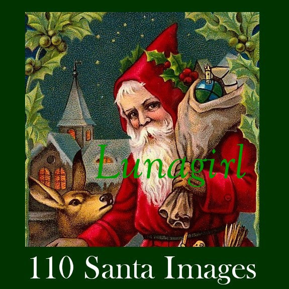 110 Victorian Santa Claus Images Download Pack - Lunagirl