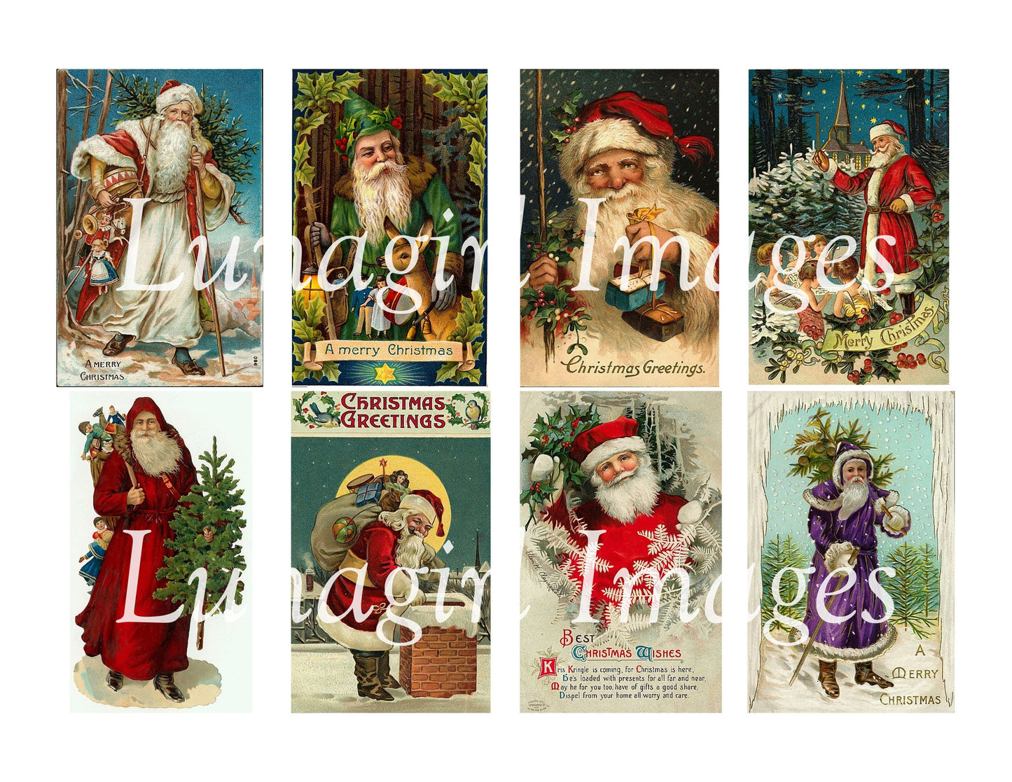 110 Victorian Santa Claus Images Download Pack - Lunagirl