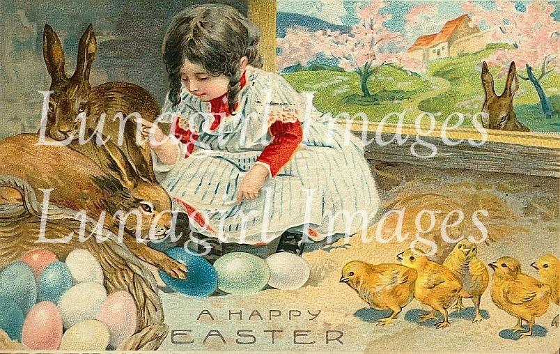 Easter Children Images Download Pack - Lunagirl