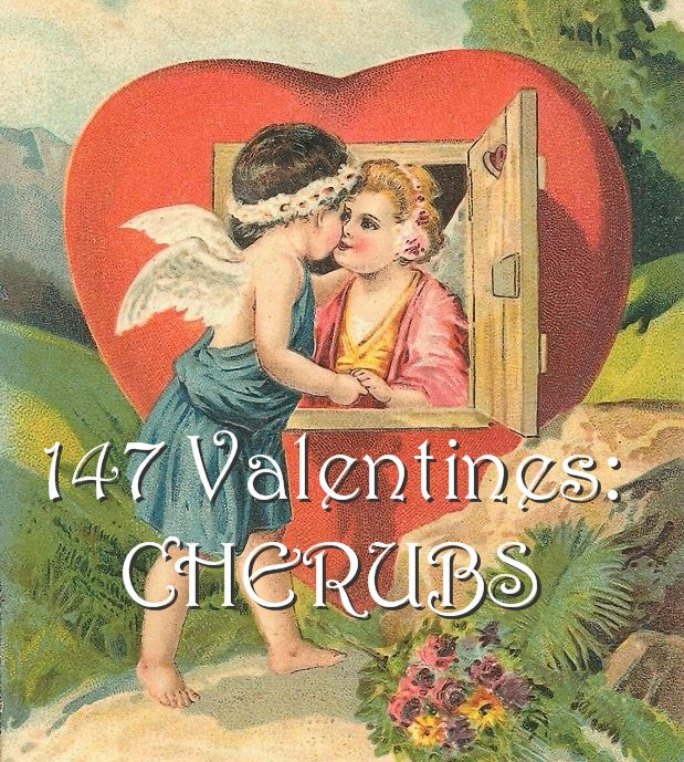 Vintage Cherubs Valentines Images Download Pack - Lunagirl