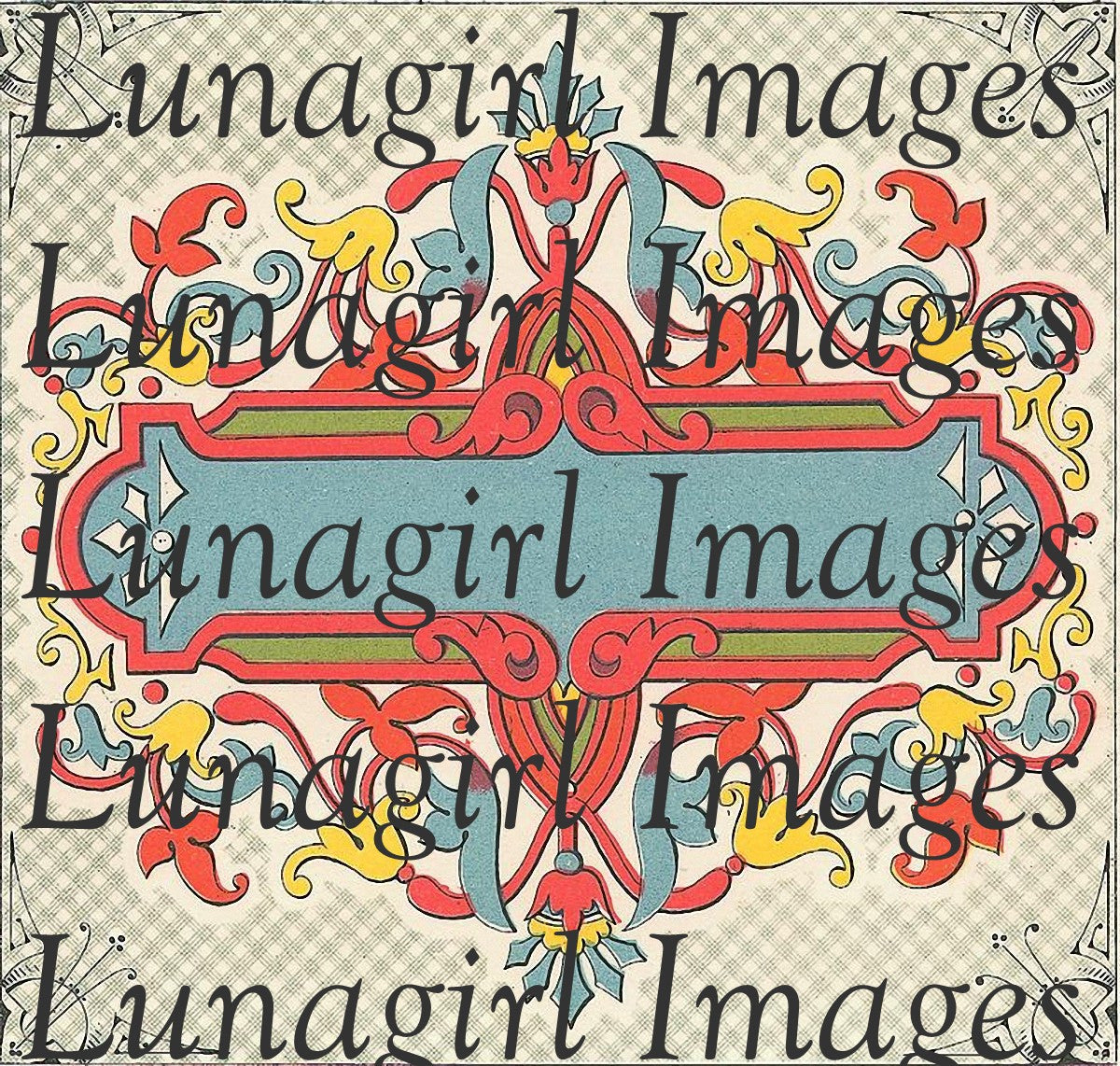 40 Victorian Vintage Labels Frames Tags #2 Download Pack - Lunagirl