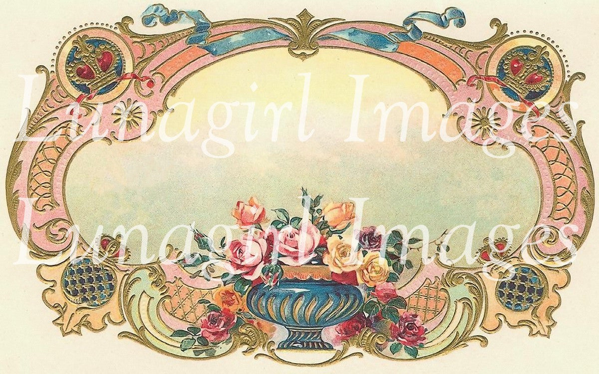 Victorian Vintage Blank Labels: 600 Labels Frames & Tags - Lunagirl