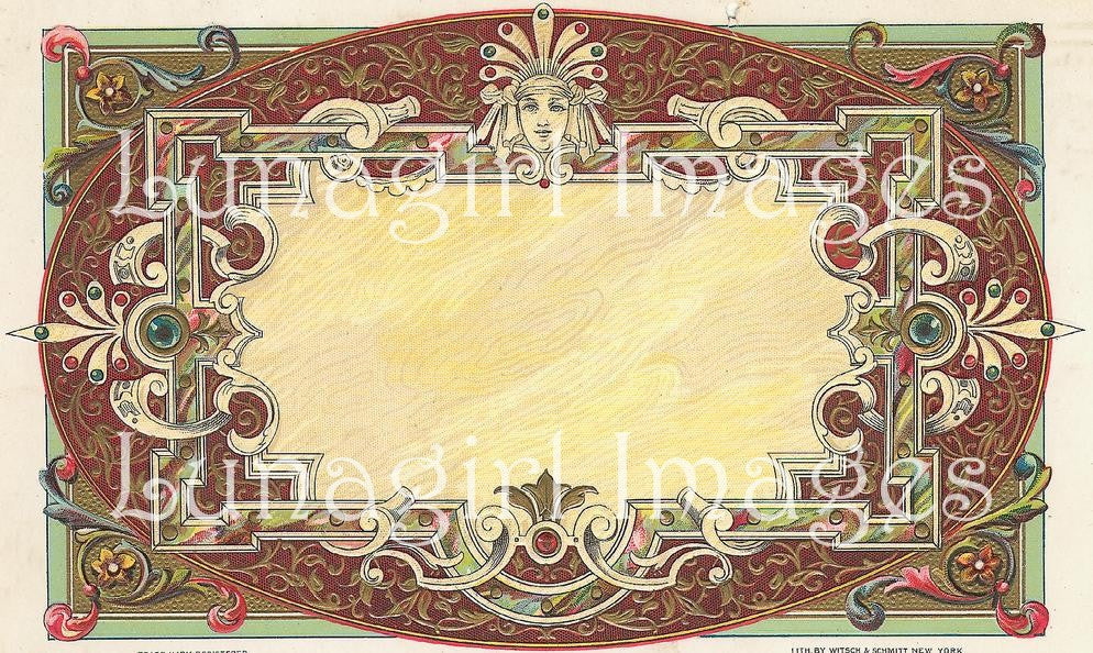 Victorian Vintage Blank Labels: 600 Labels Frames & Tags - Lunagirl