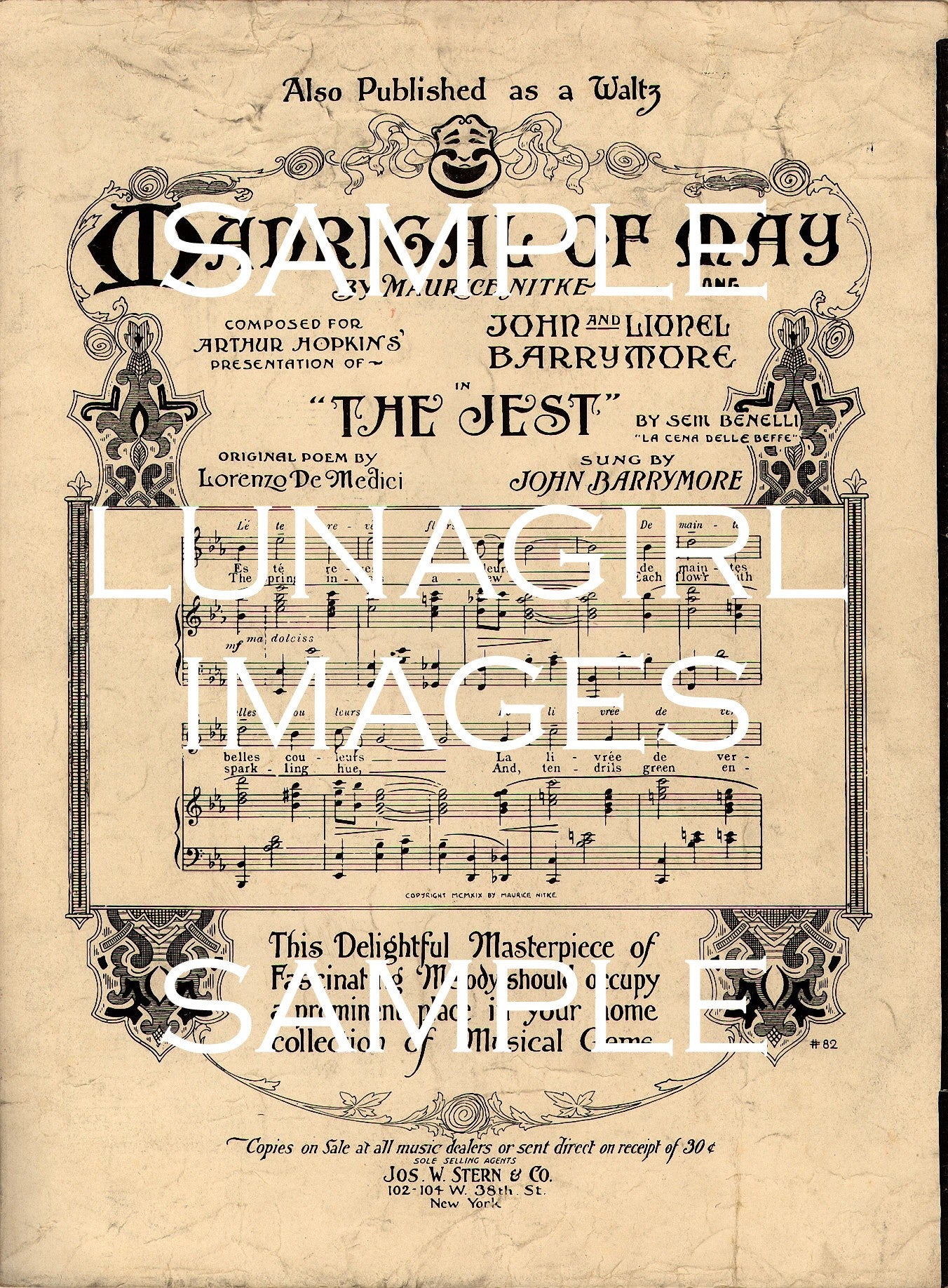 Vintage Sheet Music Covers & Pages: 800 Images