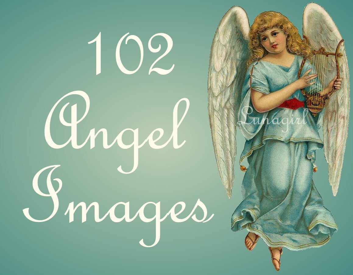 102 Vintage Victorian Angels Download Pack - Lunagirl